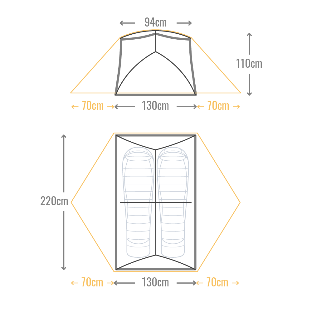 Moondance 2FN Tent Dimensions 17