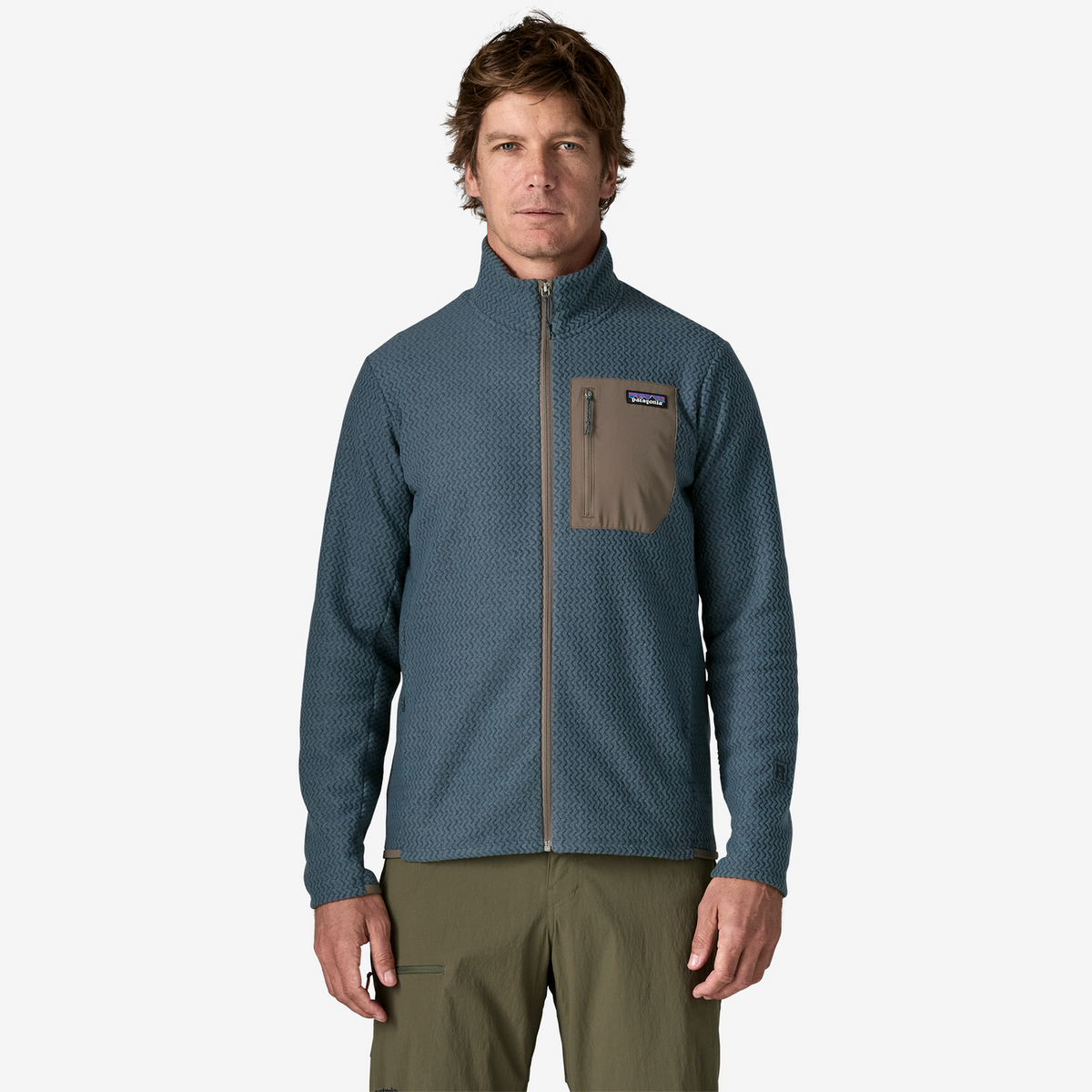 Patagonia Men's R1 Air Fleece Jacket - Summit Blue