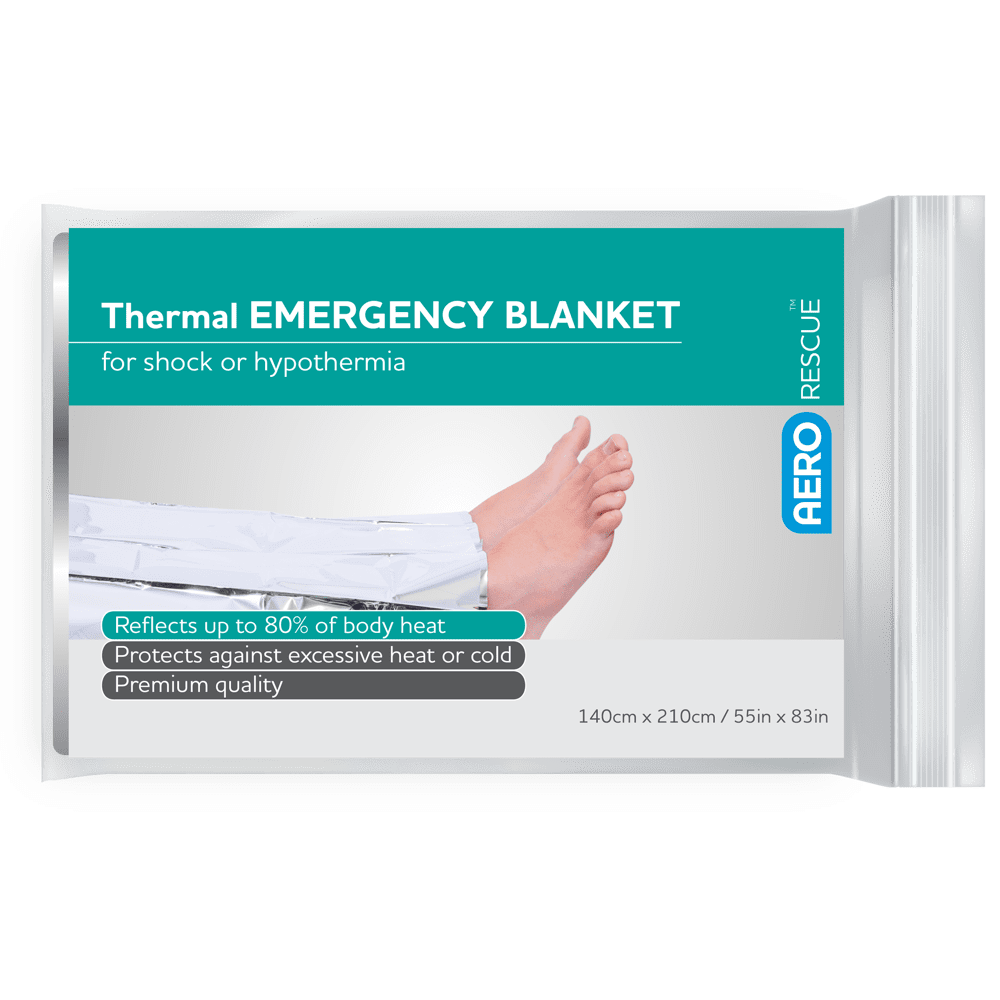 AERORESCUE Thermal Blanket 140 x 210cm Bag