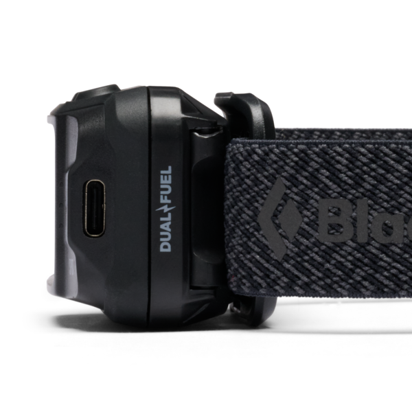 Black Diamond Spot Headlamp in Black, side angle 4