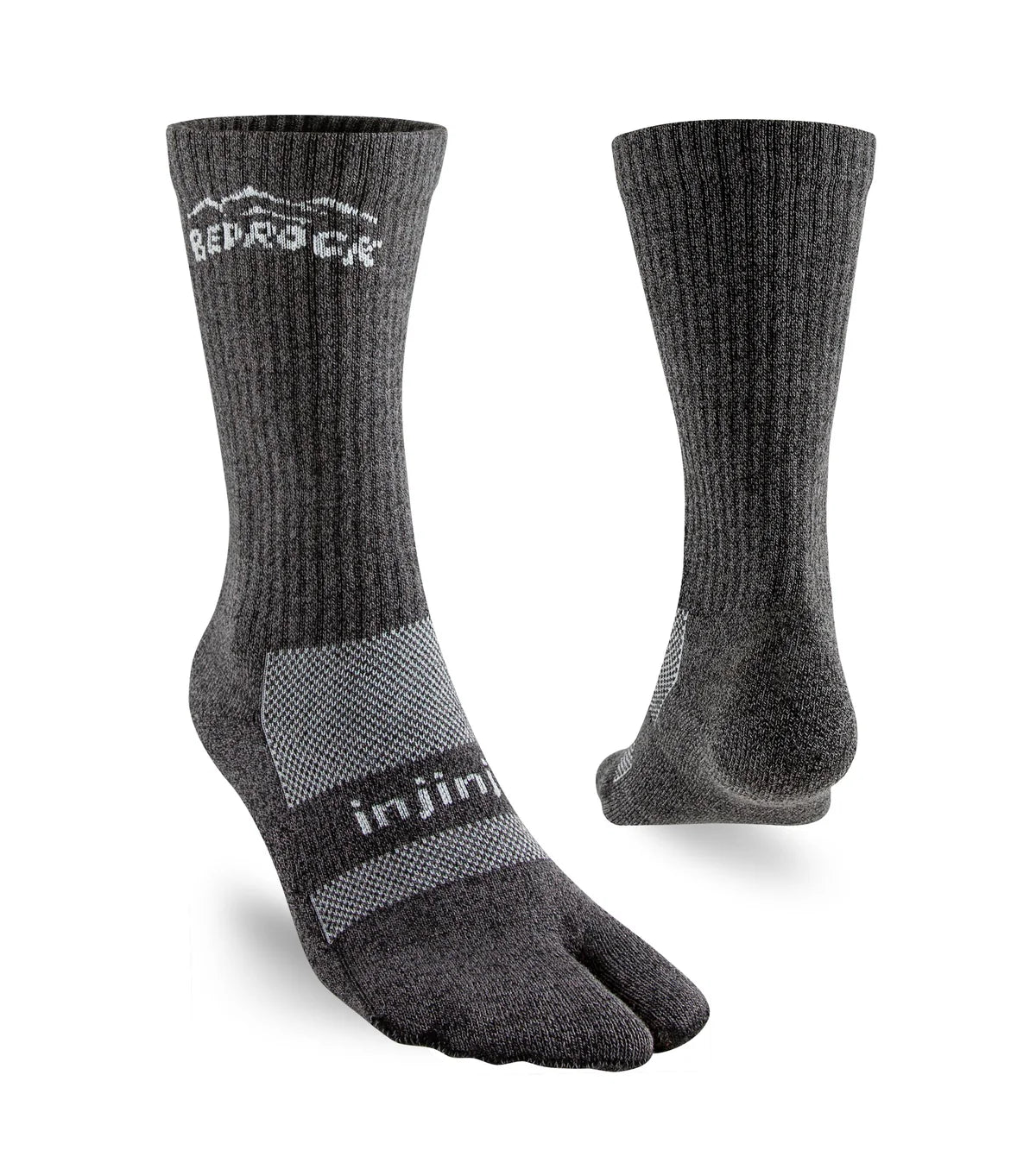 Bedrock X Injinji Performance Split-Toe Socks - Crew