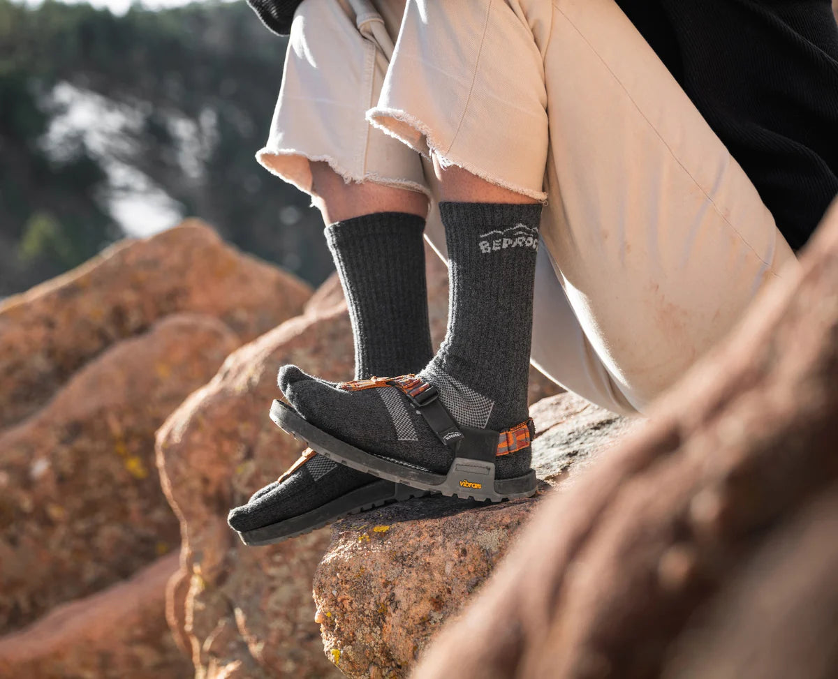 Bedrock X Injinji Performance Split-Toe Socks - Crew