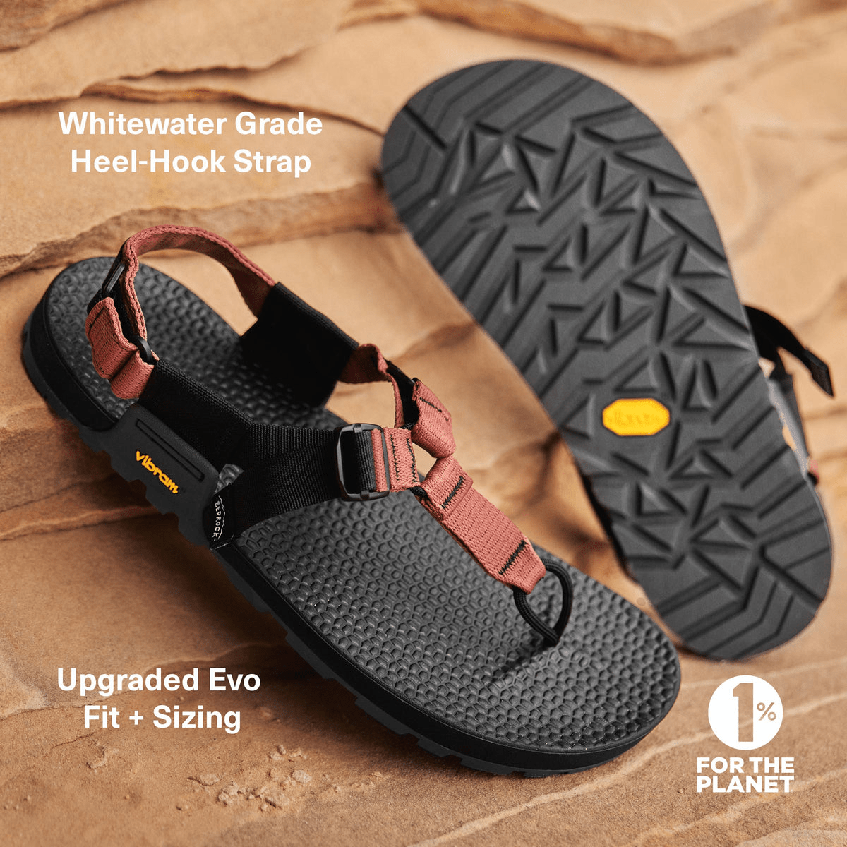 Bedrock Sandals Cairn Evo 3D PRO - Clay Strap Info 12