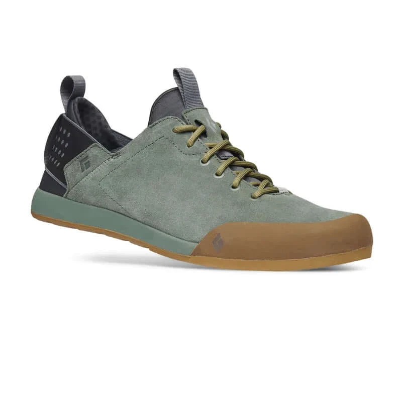 Black Diamond Session Suede Approach Shoes Mens - Fir Green 1