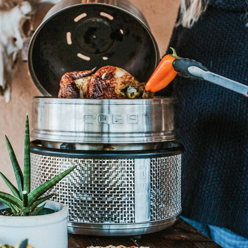 COBB Dome Extension & Chicken Roasting Stand