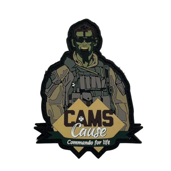 Cam's Cause Commando For Life Velcro Rubber Patch
