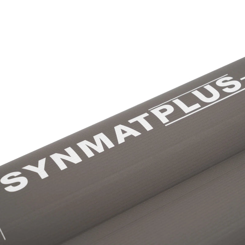 Gray mat with 'SYNMATPLUS' branding on a white background