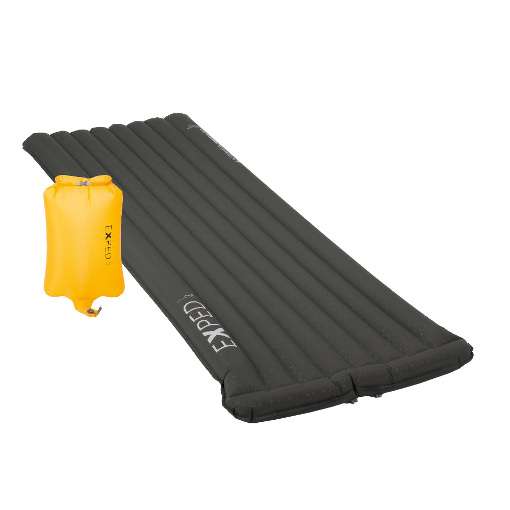 An exped 6r sleeping pad with pump sack