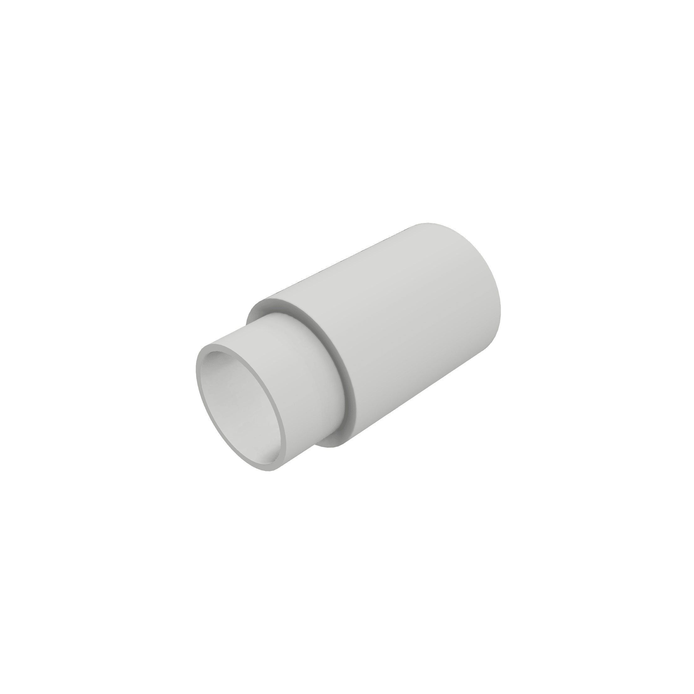 cylindrical valve on a white background