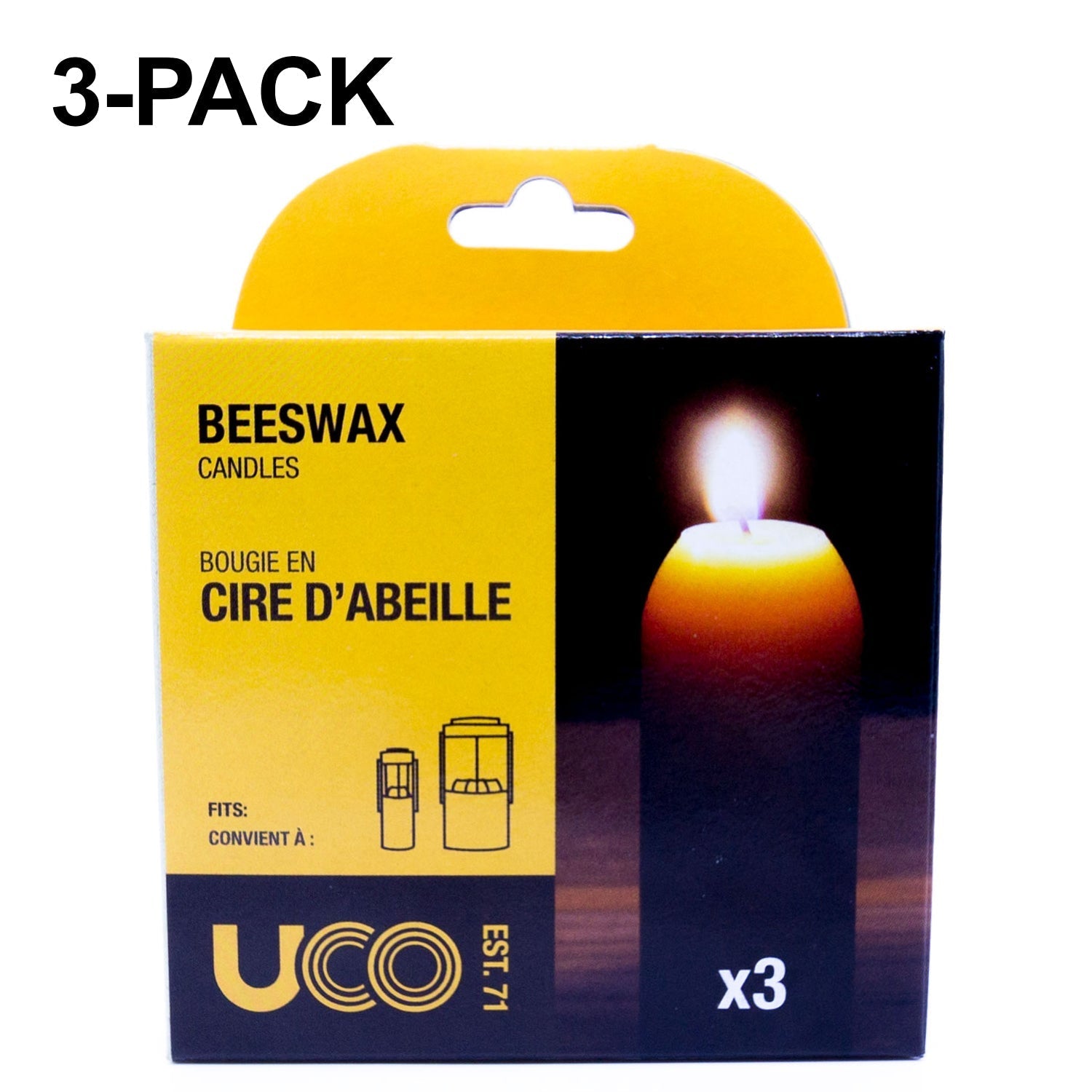 UCO 12 Hour Beeswax Candles 1