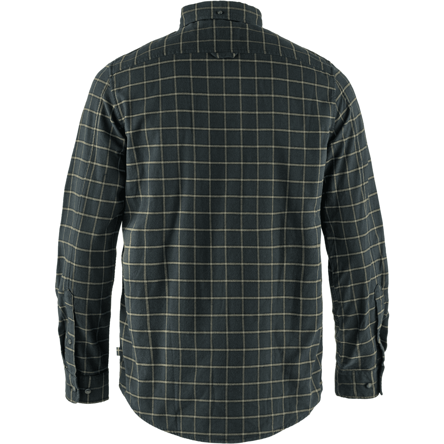 Fjällräven Övik Men's Flannel Shirt - Dark Grey 3
