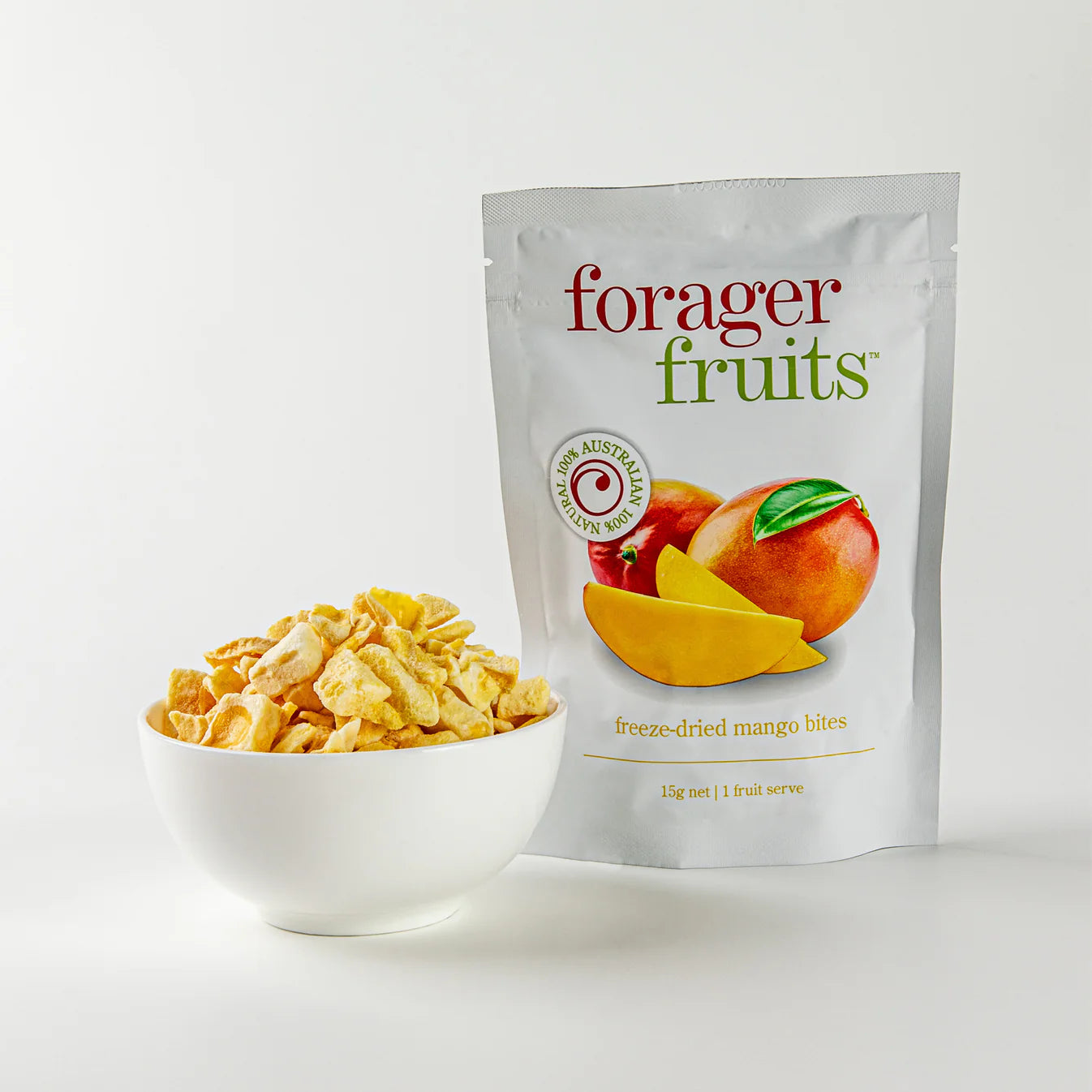 Forager Fruits Freeze Dried Mango Bites