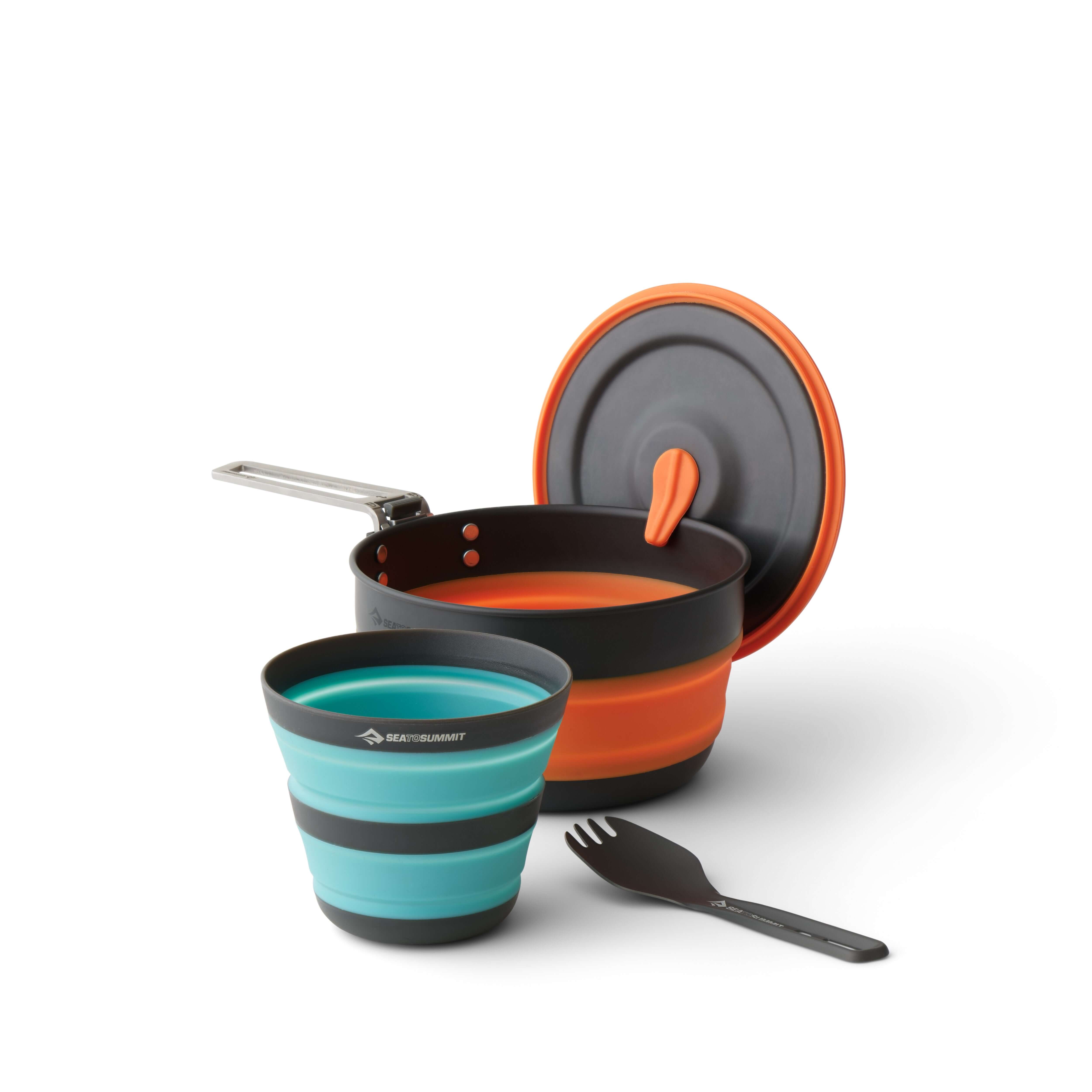 Sea to Summit Frontier UL Collapsible One Pot Cook Set - 3 Piece 1L Pot