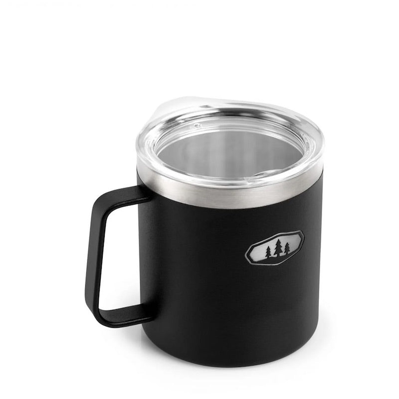 GSI Glacier Stainless Camp Cup 440ml - Black 1
