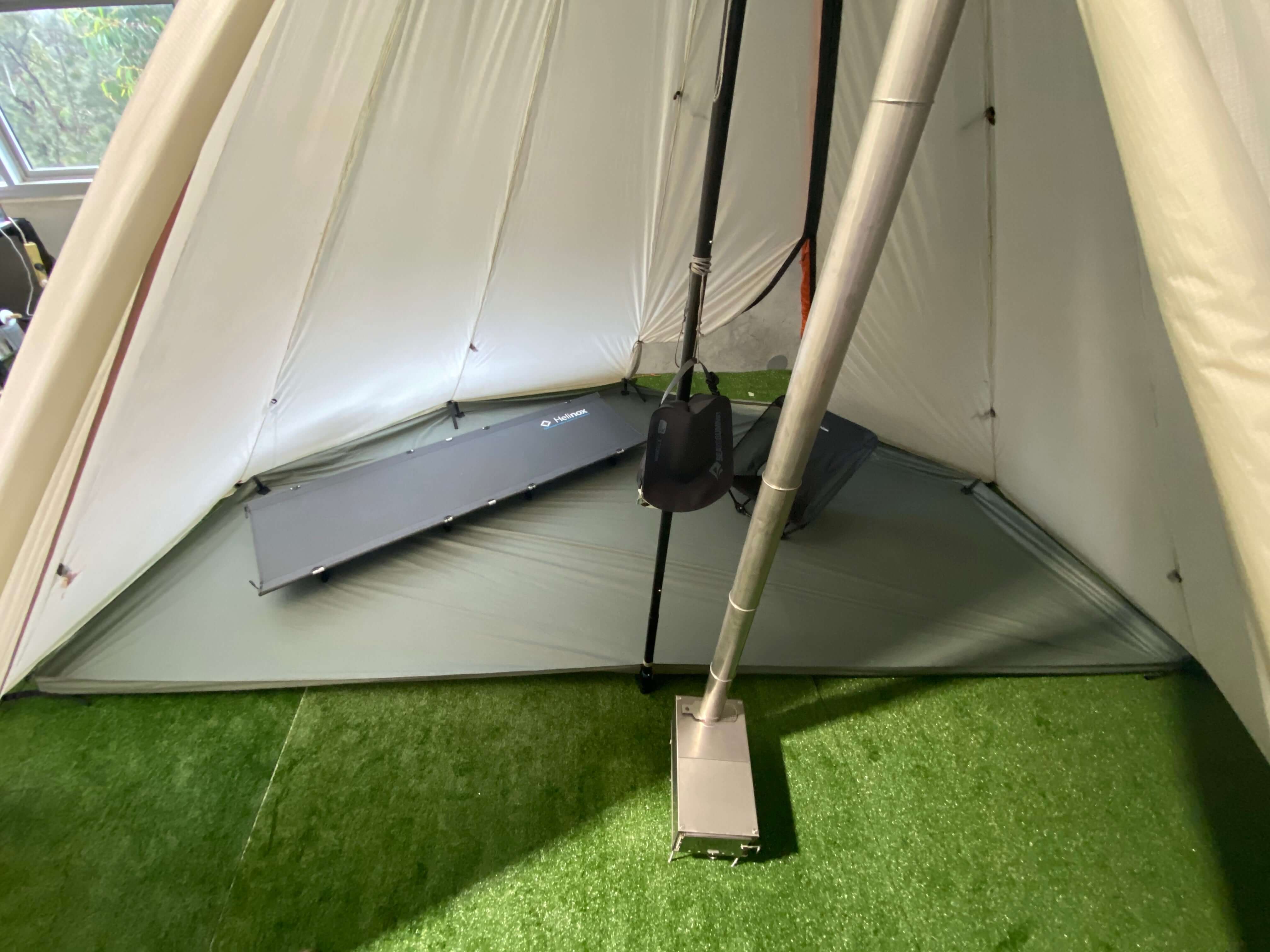 PAST Outdoors Originals Tipi Tent UL6T Half Floor Waterproof Footprint 2