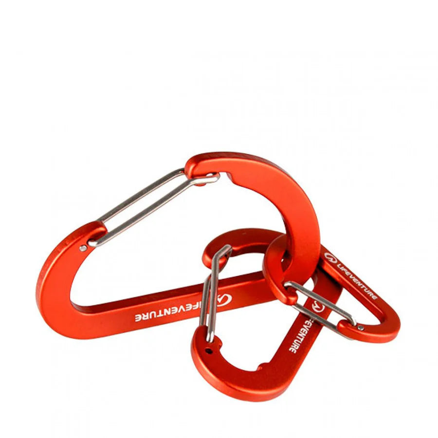 Lifesystems Karabiner 3 Pack