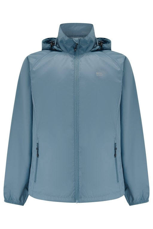 Mac in a Sac Origin 2 Packable Rain Jacket Steel Grey Front