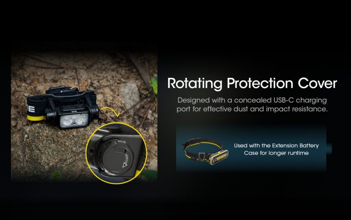 Nitecore NU40 Compact Lightweight Headlamp 1000 Lumens 16