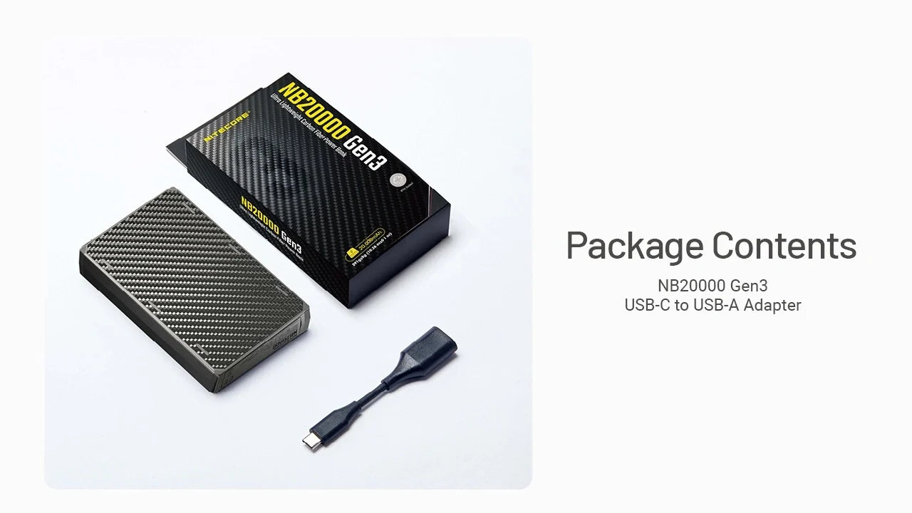 Nitecore NB20000 Gen 3 Power Bank 2