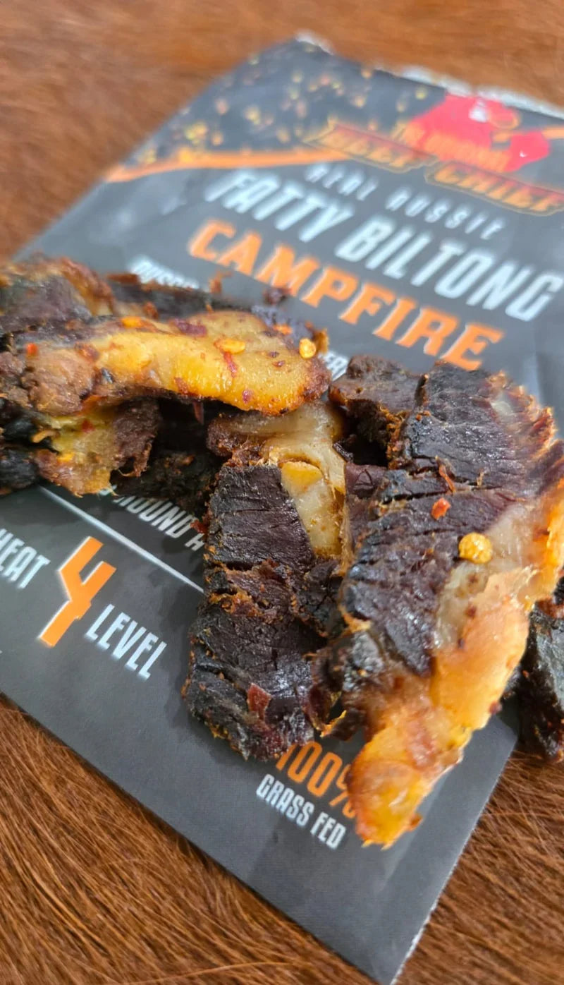 Original Beef Chief Fatty Biltong 12