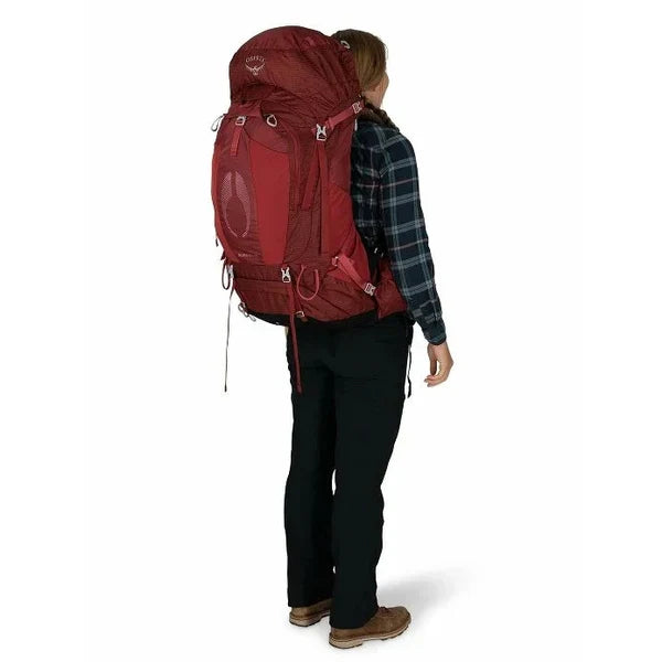 Osprey Aura AG 65 - Berry Sorbet Red 5