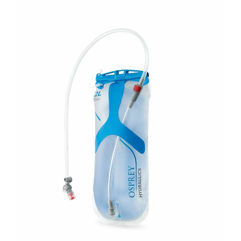 Osprey hydration bladder on a white background