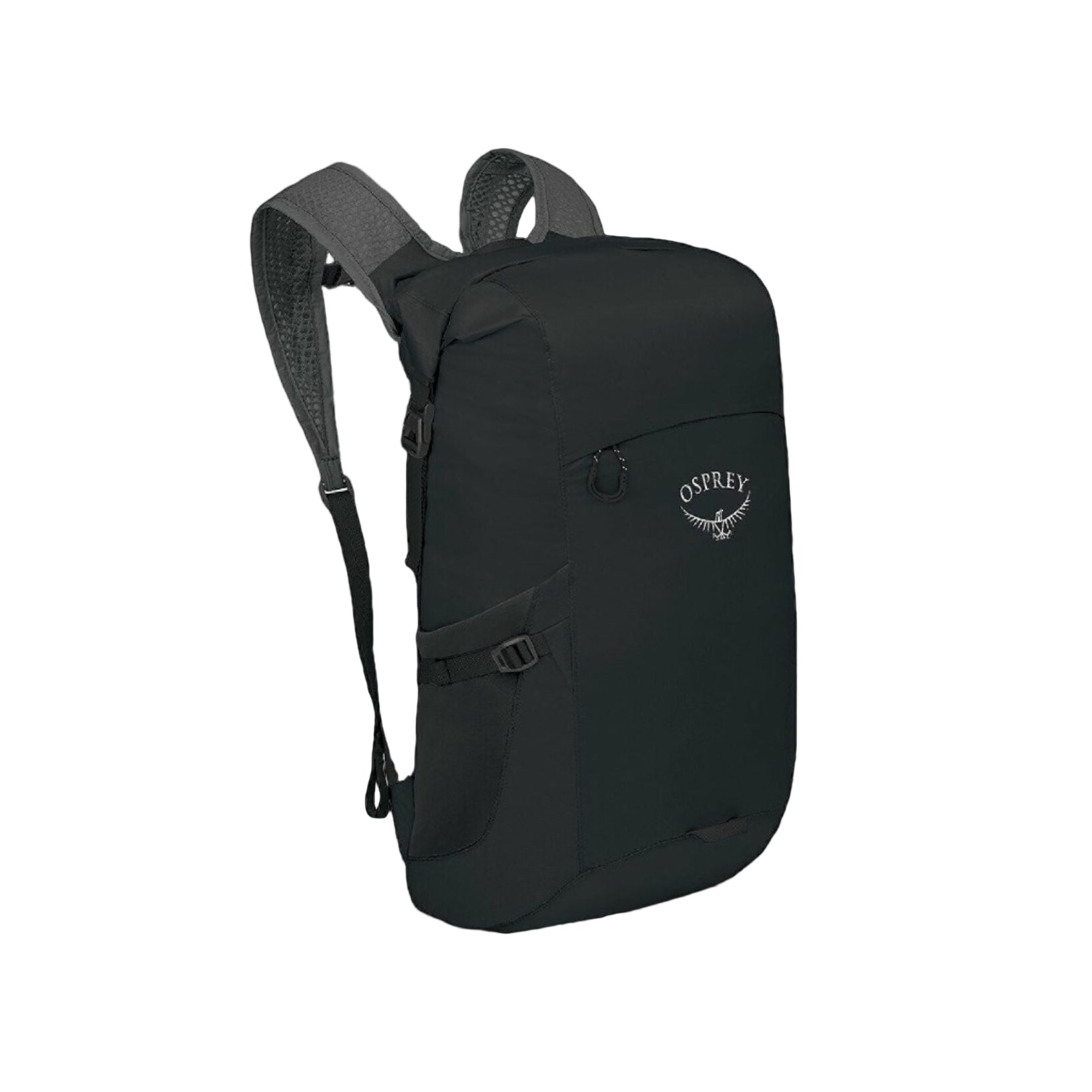 Black Osprey Stuff backpack on a white background