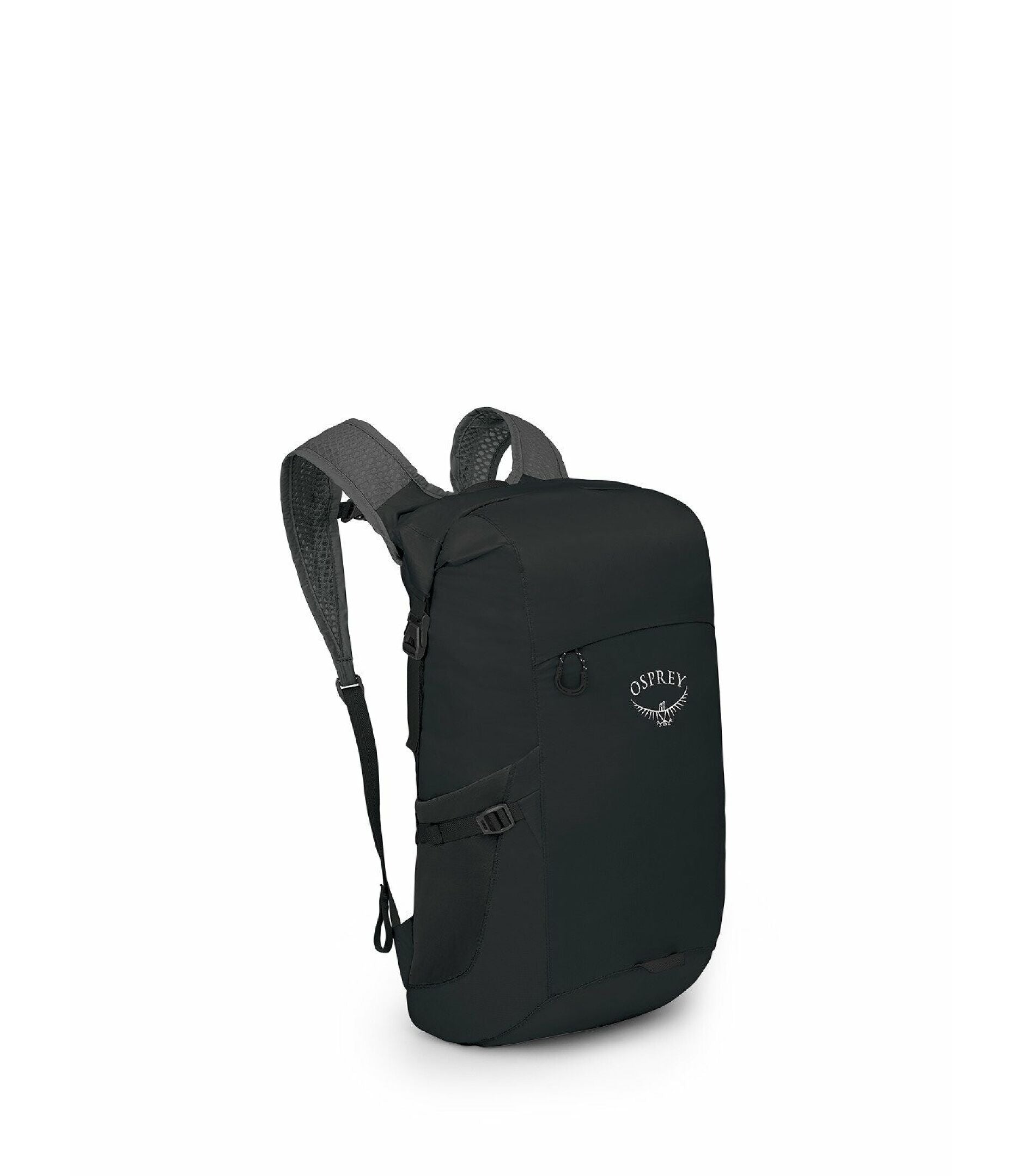 Black Osprey Stuff backpack on a white background