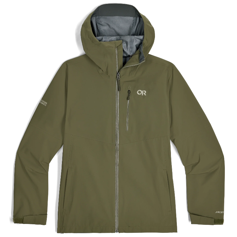 Outdoor Research Men's Foray 3L Rain Jacket - Ranger Green 9