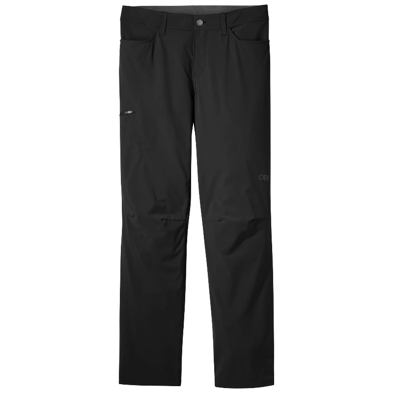 Black pants on a white background