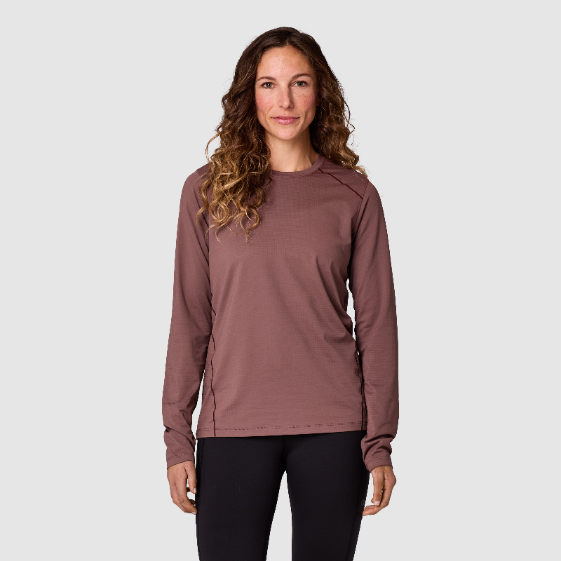 Outdoor Research Women's Vigor LT Crew in Terrestrial