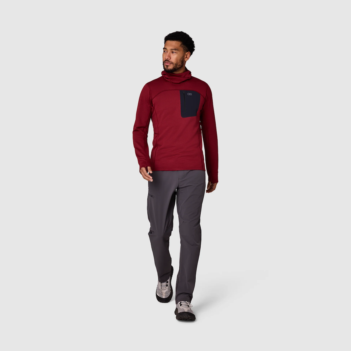 Outdoor Research Men's Vigor Grid Fleece Pullover Hoodie