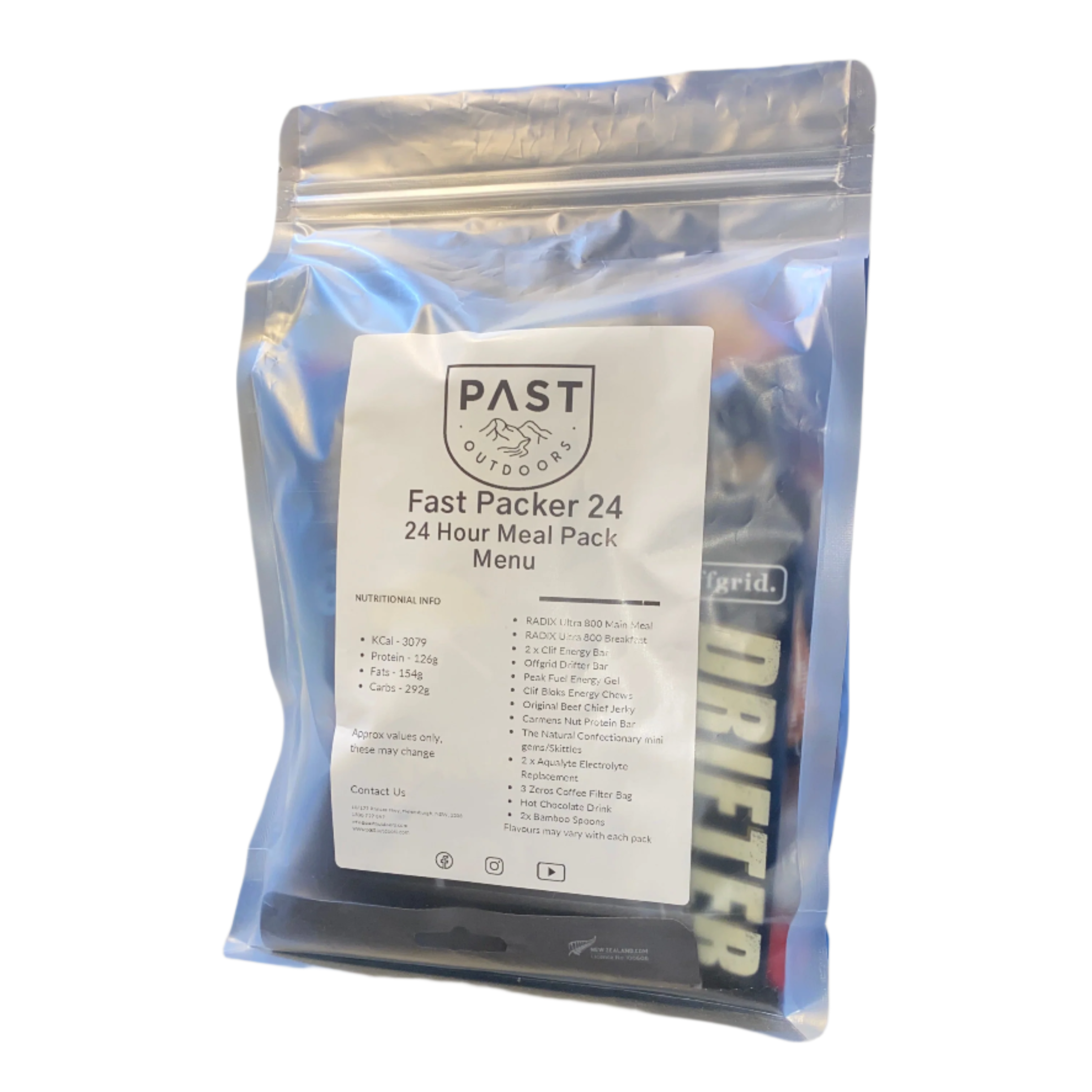 24 Hour Ration pack for hiking