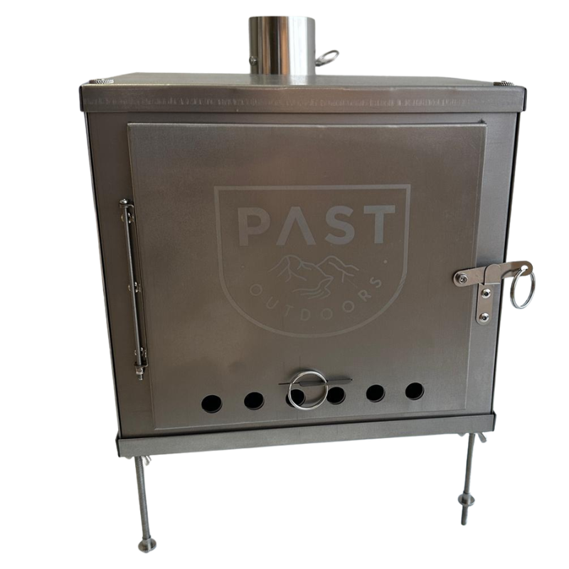 PAST Outdoors Originals Titanium Flatpack Fold-up Stove Large RENTAL 1