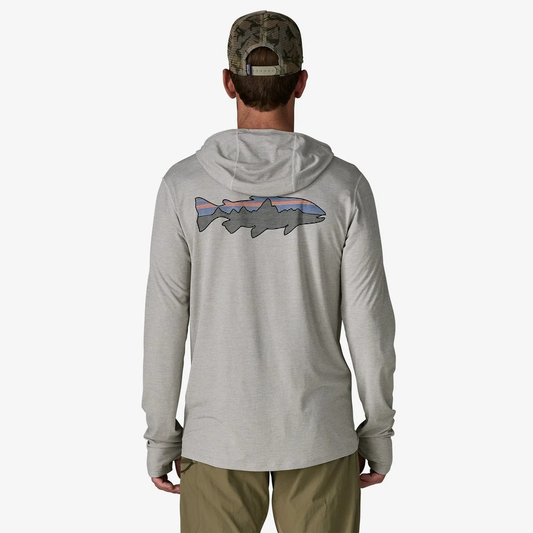 Patagonia Men’s Capilene Cool Sun Hoody - Fitz Roy Trout