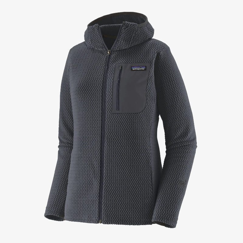 Patagonia Women's R1 Air Fleece Full-Zip Hoody Smolder Blue