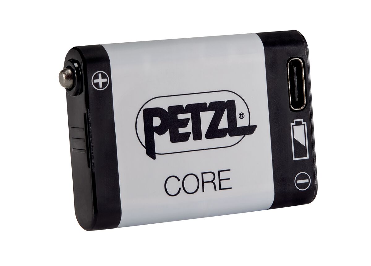 Petzl Core battery pack on a white background