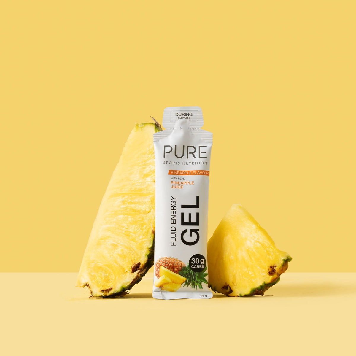 PURE Fluid Energy Gel Box of 8 - Pineapple