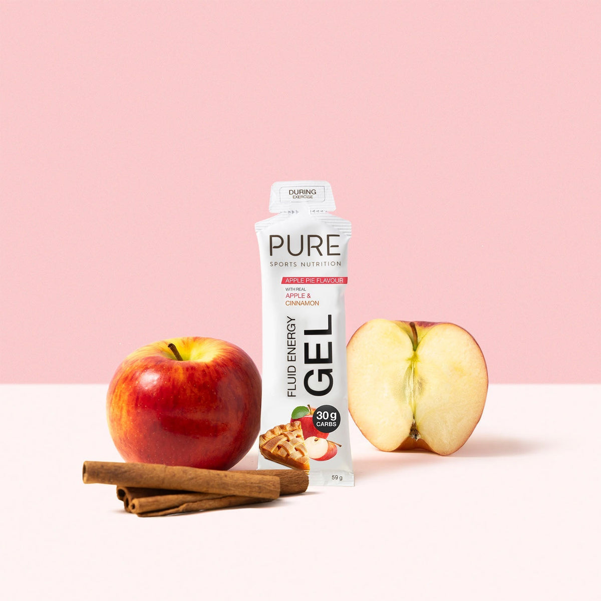 PURE Fluid Energy Gel Box of 18 - Apple Pie
