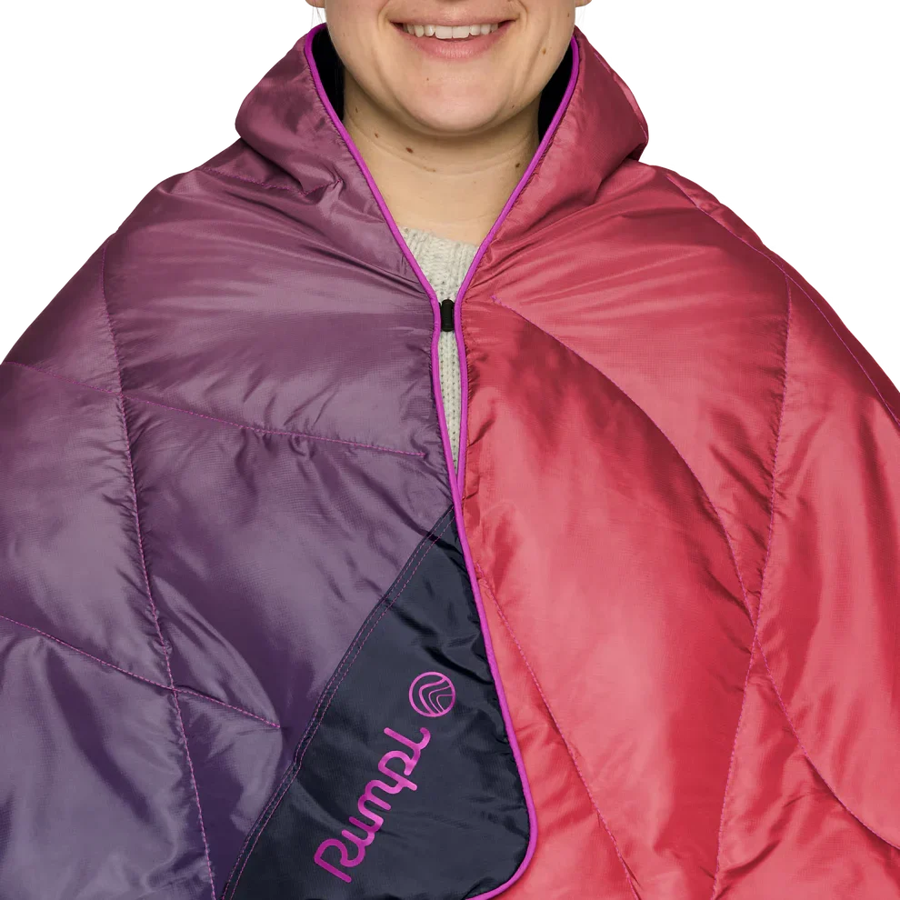 Rumpl Travel Puffy Blanket - Berry Fade 2