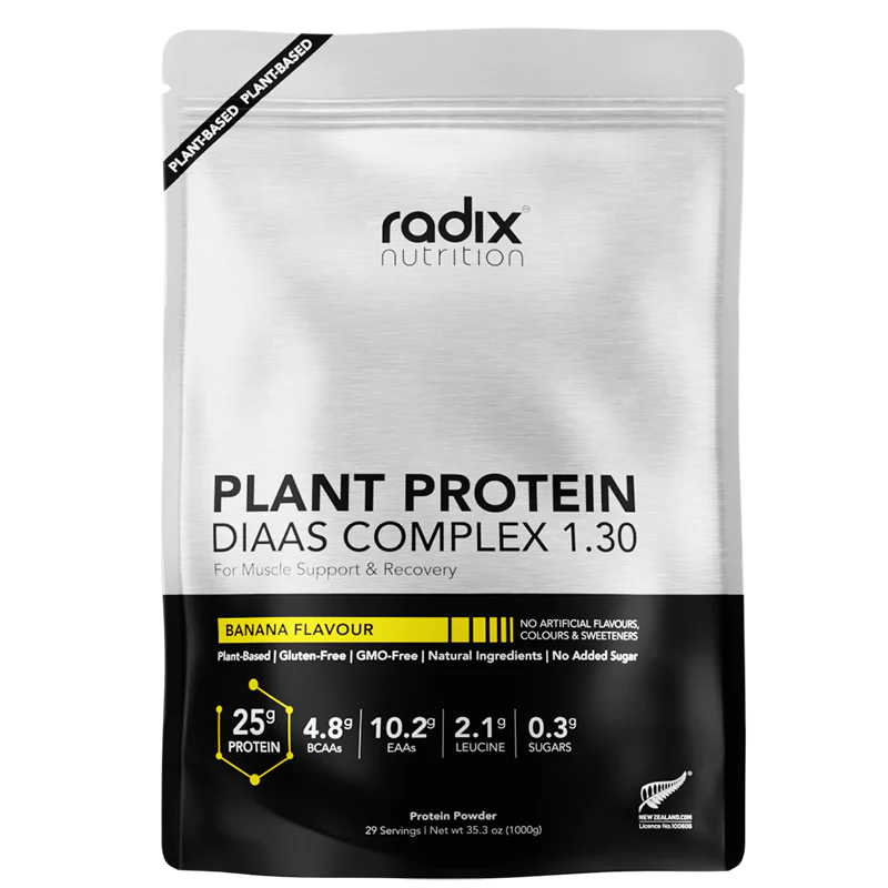 Radix Nutrition Plant Based Based Protein Powder DIAAS 1.30