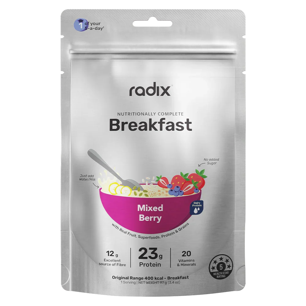 Radix Original Dairy Breakfast 400Kcal - Mixed Berry 6