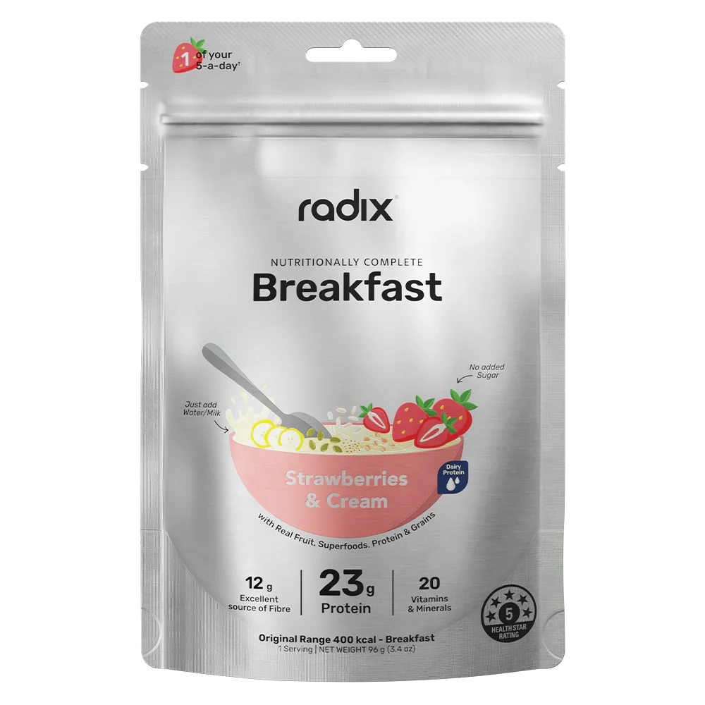 Radix Original Dairy Breakfast 400Kcal - Strawberries and Cream 4
