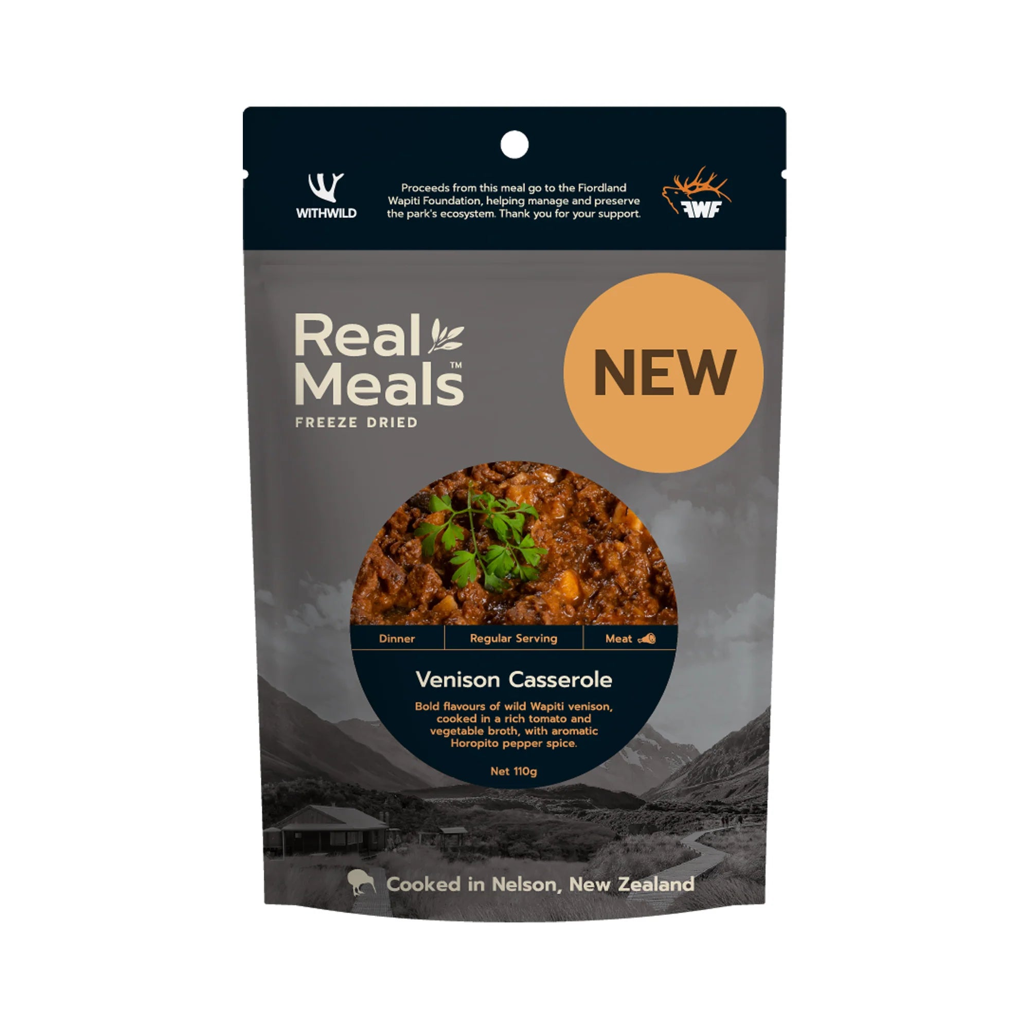Real Meals Venison Casserole Freeze Dried Meal