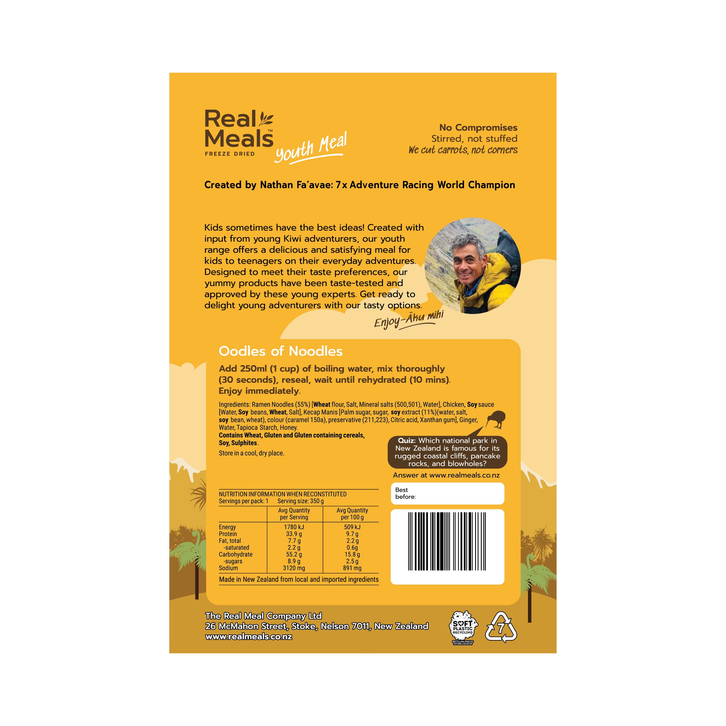 Real Meals Oodles of Noodles Freeze Dried Meal