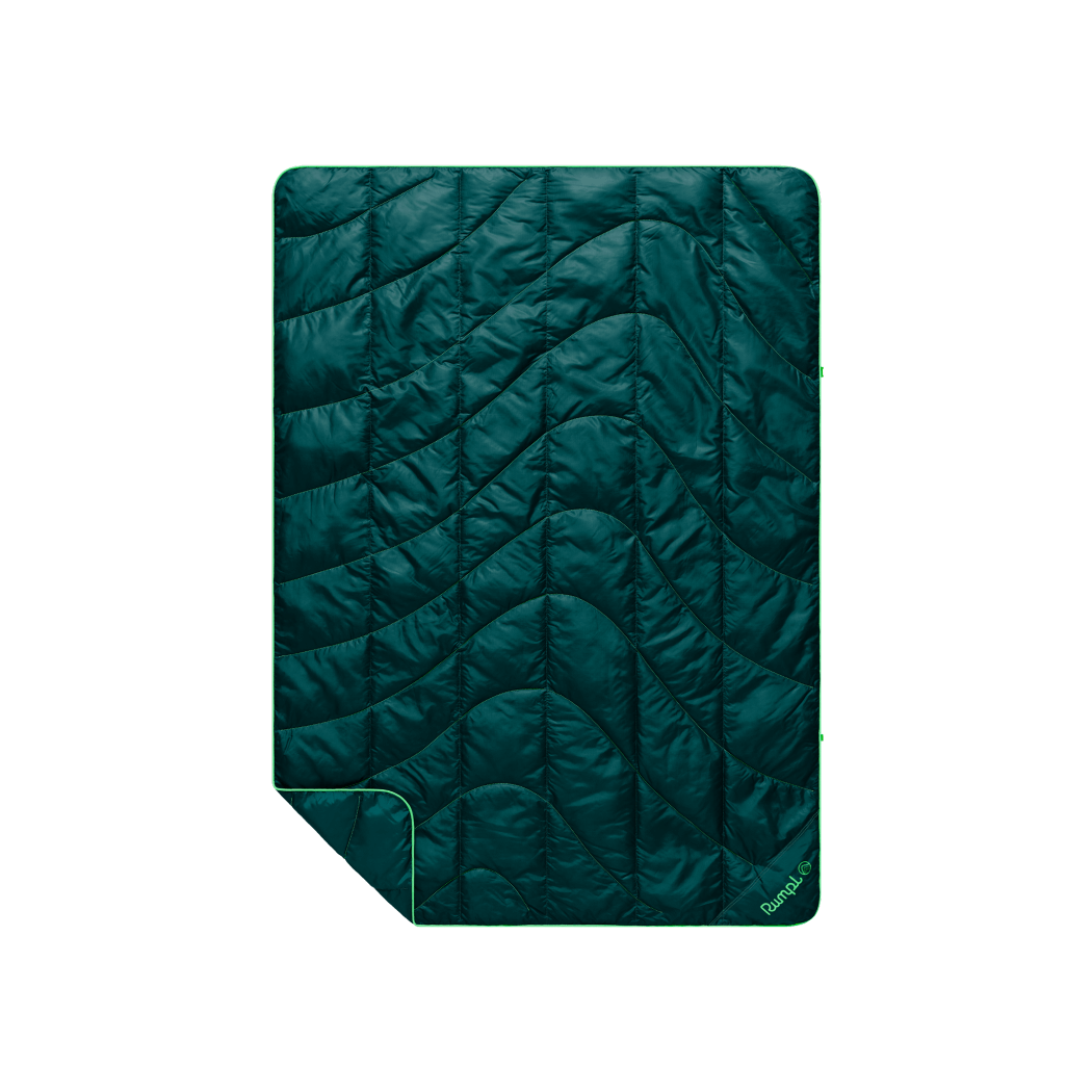 Rumpl Travel Puffy Blanket Outlined