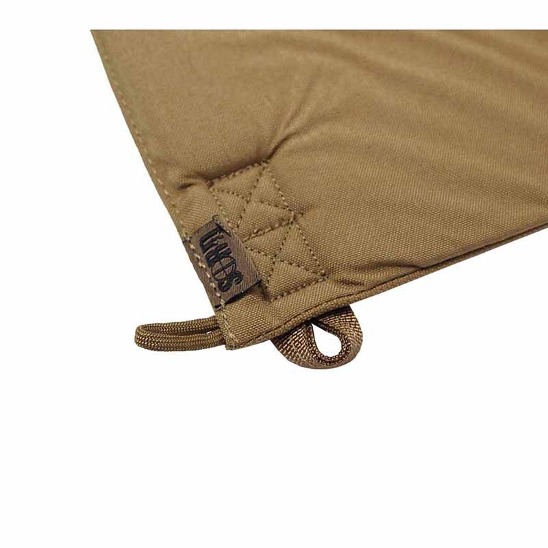 detailed image of the corner of a OSRD sleeping mat on a white background