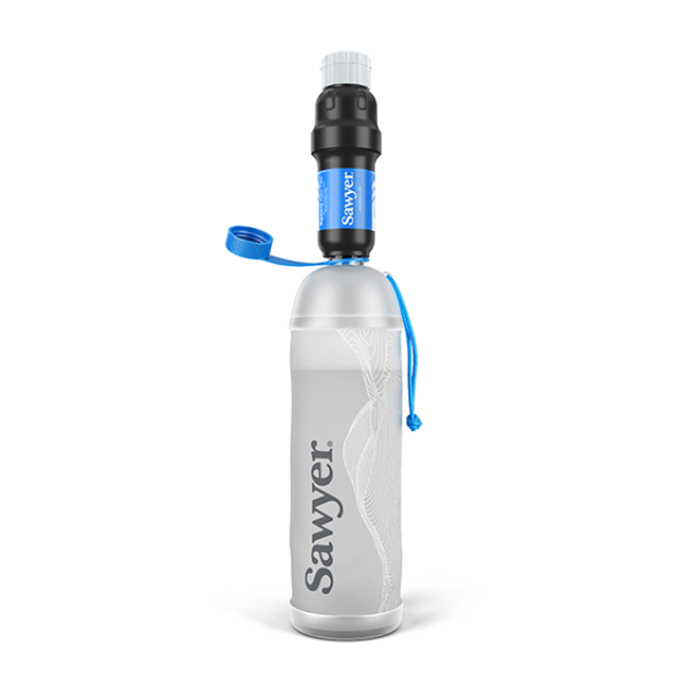 Sawyer Squeeze Water Filtration System w/ Cnoc 1L Bottle