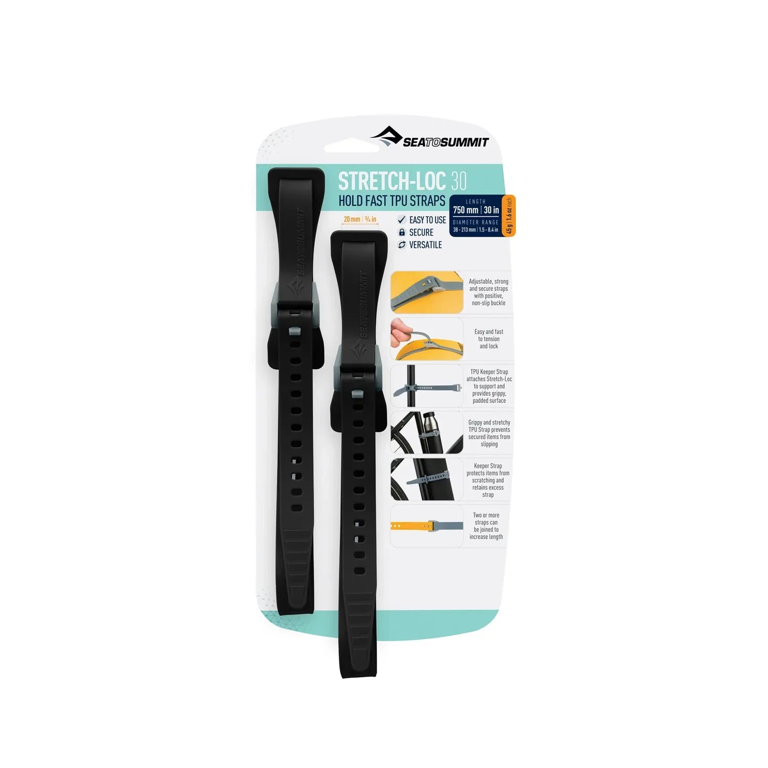 Sea To Summit Stretch-Loc TPU Luggage Strap 7