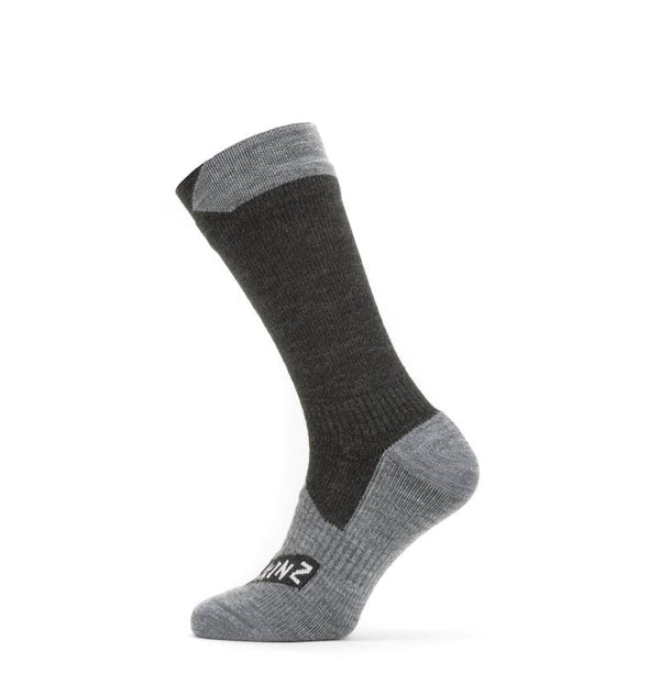Sealskinz Waterproof All Weather Mid Length Sock with Hydrostop
